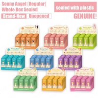 Figuras Miniatura de PVC Auténticas SMISKI Sonnyy Angels Hippers, Adornos Coleccionables Japoneses para el Hogar, Muñecas de Moda, Caja Misteriosa con 12 Cajas Sorpresa