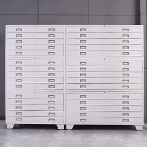 Armadio Moderno in Acciaio per Mappe con 5 Cassetti Formato A0/A1, Design Estensibile per Uso in Officina, Contenitore Metallico Personalizzabile - Product Image 1