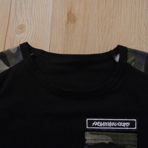 Nouvelle Mode Été <span class=keywords><strong>Camouflage</strong></span> Vêtements bébé Enfants Garçons T-<span class=keywords><strong>shirt</strong></span> 2 pièces Ensemble de Vêtements de Sport pour Enfants tenue - Product Image 3