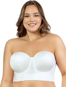 <span class=keywords><strong>Reggiseno</strong></span> da Donna <span class=keywords><strong>Senza</strong></span> <span class=keywords><strong>Spalline</strong></span> con Copertura Totale, Taglie Plus DDD <span class=keywords><strong>E</strong></span> G H J K, Personalizzabile OEM - Product Image 6