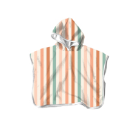Serviette poncho en microfibre à séchage rapide à fleurs Offre Spéciale personnalisée Robe à langer pour adultes enfants surf natation serviette de bain pour enfants