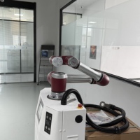 Robot industriel collaboratif à six axes compatible PLC JAKA A12 12 kg, IP54, résistant aux éclaboussures, en aluminium, robuste, pour le soudage et la manutention