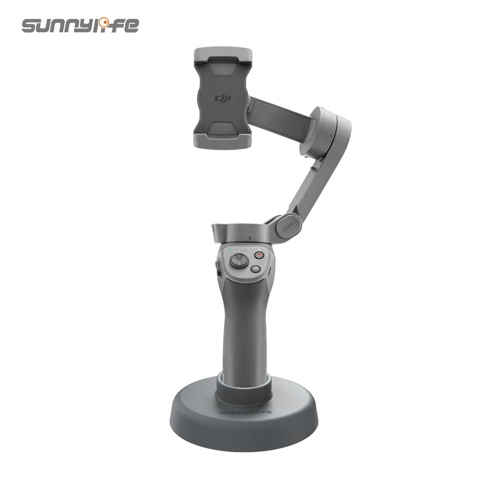 Sunnylife DJI-LM53 Stand Base Pedestal Holder For Dji OM4 Osmo Mobile 3 4 Handheld Gimbal Mount Stabilizers Camera Accessories