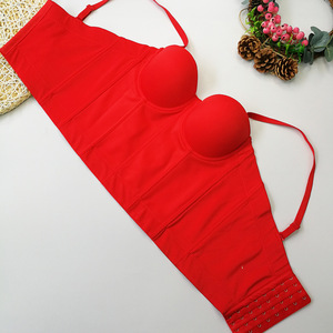 Push up <strong>Bralet</strong> Women's Corset Bustier Bra Night Club Party Long Sexy Cropped Top Vest Plus Size Tank Top - Product Image 4