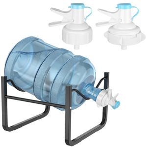 <span class=keywords><strong>Support</strong></span> de <span class=keywords><strong>Fontaine</strong></span> <span class=keywords><strong>à</strong></span> Eau Moderne en Acier au Carbone <span class=keywords><strong>à</strong></span> Niveau Unique avec Robinet pour Bouteille de 5 Gallons - Product Image 5