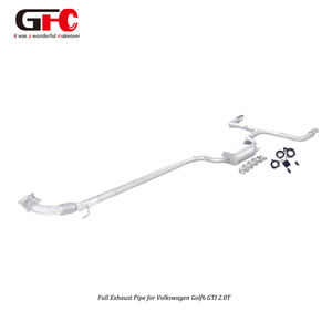 Échappement complet pour <span class=keywords><strong>Golf</strong></span> 6 <span class=keywords><strong>GTI</strong></span> 2.0T, système d'échappement à soupape électronique, acier inoxydable, échappement performance - Product Image 5