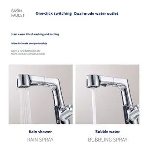 Grifo de Lavabo de Baño con Pantalla Digital Inteligente, Diseño Moderno y Sencillo, Válvula de Cerámica, Montaje <span class=keywords><strong>en</strong></span> Encimera, Agua Fría y Caliente, Venta al por Mayor - Product Image 3