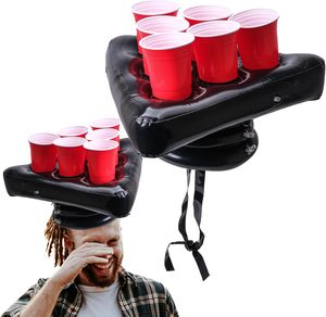 Bán buôn Inflatable bia hat <span class=keywords><strong>ping</strong></span> <span class=keywords><strong>pong</strong></span> bên quăng trò chơi ly chủ Inflatable tam giác hat cho vô tận Đảng vui vẻ - Product Image 1