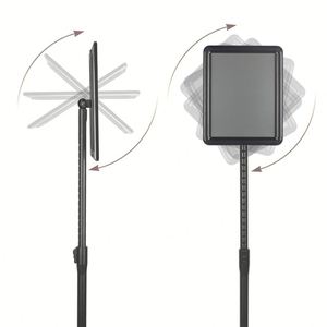 Support de signalisation sur pied A3 personnalisé, réglable en hauteur et rotatif, pour l'affichage - Product Image 4