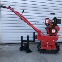 Hete verkoop goedkope mini-akkerfrees enkelbaans kleine landbouw cultivator looptractor dieselmotor versnellingsbak tuin