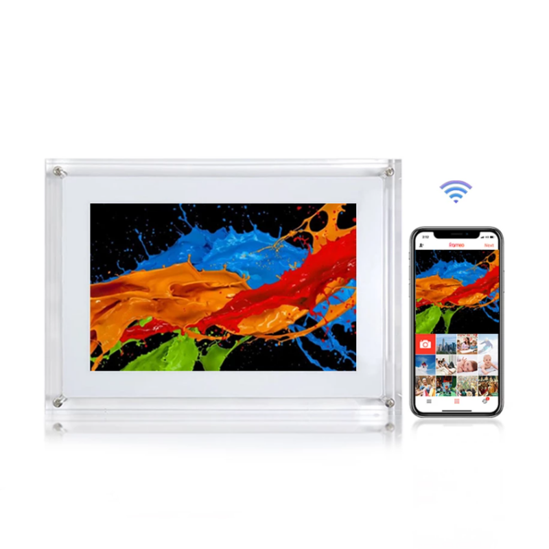 Acrylic Digital Photo Frame Album – Smart Video Switch for Advertising ...