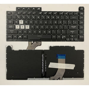 Teclado para Portátil con Diseño Estadounidense para <span class=keywords><strong>Asus</strong></span> <span class=keywords><strong>ROG</strong></span> <span class=keywords><strong>Strix</strong></span> G531G <span class=keywords><strong>G531GT</strong></span> G15 G512 G512LV G512LW, Teclado Colorido - Product Image 1
