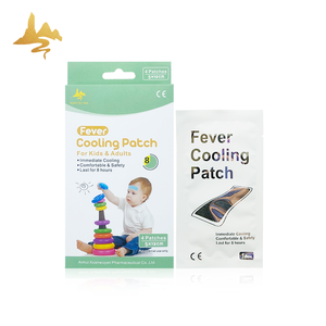 Gel di raffreddamento monouso tampone per bambini cerotti naturali sulla fronte dei bambini fornitura di assistenza sanitaria fronte febbre rinfrescante - Product Image 1