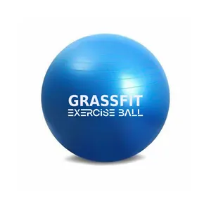 Özel Anti patlama ücretsiz pompa Fitness Pilates top PVC dayanıklı denge egzersiz jimnastik topu 55cm 65cm 75cm Yoga topu