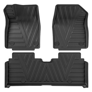Tapis de sol, de <span class=keywords><strong>coffre</strong></span> et de dossier de siège en TPE pour <span class=keywords><strong>Kia</strong></span> <span class=keywords><strong>EV6</strong></span> 2022-2023, imperméables, toutes saisons, protections intérieures pour véhicules électriques - Product Image 1
