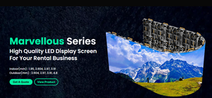 P1.53 P1.86 P2.5 640x1920mm LED poster <b>display</b> screen, movable floor-standing video <b>wall</b> banner, for indoor advertising - Product Image 5