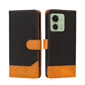 Funda de cuero Flip Wallet Phone Case para <span class=keywords><strong>Motorola</strong></span> <span class=keywords><strong>Edge</strong></span> 50 Ultra G56 G86 G05 <span class=keywords><strong>Edge</strong></span> 60 Pro <span class=keywords><strong>G</strong></span> Stylus 5G 2025 Ranuras para tarjetas Cubierta magnética - Product Image 6