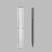 Best-seller Stylo à bille haut de gamme métallique multifonctionnel pour le sport Noir Design minimaliste Utilisation de bureau Gravable Personnalisé Rétractable
