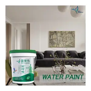 Revestimento de paredes exteriores e interiores de casas, pintura em látex para paredes, preço à prova d'água e resistente a manchas, pintura para microconcreto e piso de microcementos