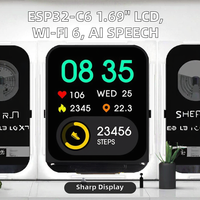 Carte de développement ESP32-C6 avec écran LCD IPS de 1,69 pouce, 240x280 pixels, prend en charge Wi-Fi 6 / BLE 5, processeur RISC-V 160 MHz, IA vocale