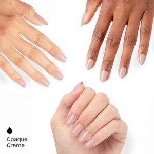 Pour les ongles en gel pressés |   Ongles en plastique courts et ronds à presser |   24 pièces avec colle à ongles |   Longue durée de vie, réutilisable, non dommageable - Product Image 3