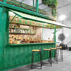 วิลล่าสำเร็จรูปแบบพับได้20FT พับได้ตู้คอนเทนเนอร์40ft สำหรับร้านกาแฟบาร์บ้านร้านอาหารจีน - Product Image 6