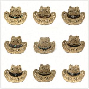 Sombrero de Vaquero con Plumas, Estilo Nuevo, Cómodo, Natural, Hueco, Sombrero Mexicano para las Cuatro Estaciones, Viajes, Fiestas, Deportes, Pesca, Negocios - Product Image 6