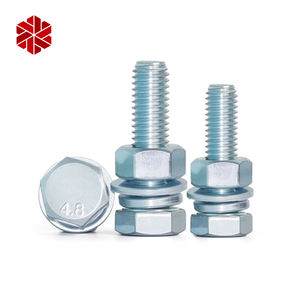 하이 퀄리티 재고 가능 ASTM A325 A490 탄소강 핫 딥 아연 도금 하프 스레드 헤비 육각 볼트 - Product Image 4