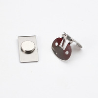 Pince à cravate magnétique invisible à fixation automatique en acier inoxydable, bijoux créatifs pour hommes, accessoires cadeaux