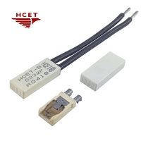 Interruptor de Termostato HCET-B 250V 10A 100C PTC Bimetálico Protector de Sobrecarga para Electrodomésticos 100C con Interruptor Térmico T
