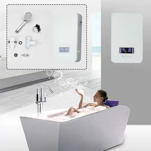 맞춤형 전기 6.5KW 8KW 9KW 욕실 스마트 무탱크 온수기 전기 순간 온수기 - Product Image 2