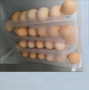 3/4 परत स्वचालित प्लास्टिक अंडे रोलर रैक अंतरिक्ष की बचत-बड़ी क्षमता घरेलू रसोई अंडे आयोजक - Product Image 6
