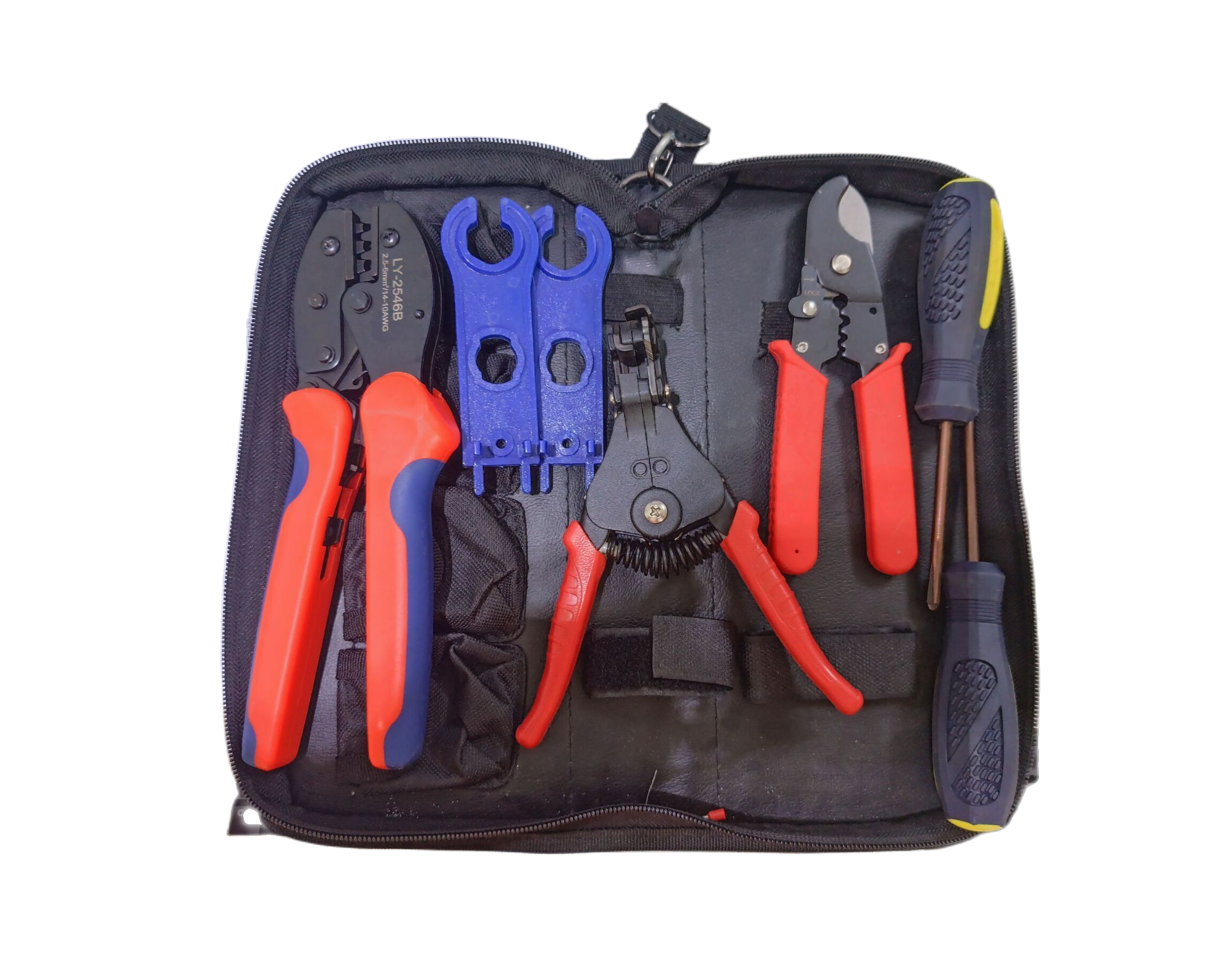 Набор инструментов для солнечных батарей, инструмент для зачистки и обжима панелей солнечных батарей