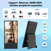 MWE Stock en EE. UU. y la UE, Pantalla Digital LCD de 43 y 55 Pulgadas, Semi-Exterior, IP55, Impermeable, Extraíble, con Fuente de Alimentación, Alta Luminosidad