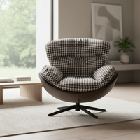 Prix de gros, chaises à bascule en métal de luxe, minimalisme, pivotantes, fonctionnelles, pour la détente à la maison, salon