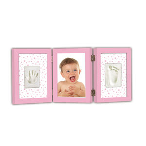 All'ingrosso struttura della foto del bambino di legno della scrivania con argilla rosa per il regalo del neonato del Record della crescita della bambina - Product Image 3