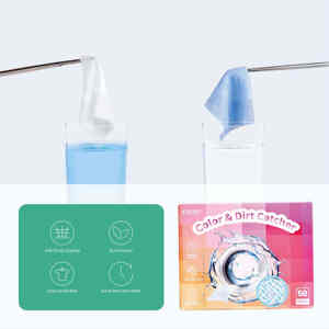 Feuilles de lavage KELEE en gros, feuilles de lavage pour vêtements, protection contre les couleurs, feuilles absorbantes de couleur, feuilles anti-décoloration - Product Image 5