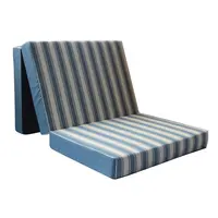 Material de esponja, cubierta de tela de lino, colchón, sofá cama plegable