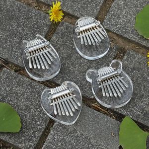 Kalimba de 8 Teclas con Logotipo Personalizado Serigrafiado, en Forma de Corazón de Madera, Gota de Agua, Llavero Miniatura, Piano de Pulgar, Instrumento Musical - Product Image 3