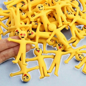 TPR Emojis Pull Vent <b>Action</b> <b>Figures</b> Toy Party Favors Sensory Gel Toy Set Kids and Adults Stress Relief Fidget Toys for Autism - Product Image 4