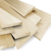 Panneau de bois de peuplier massif collé sur les bords 4x8FT, vente en gros directe usine Chine, pour la fabrication de meubles