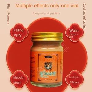 Pommade de soins de santé Tiger de Thaïlande 50g pour un soulagement efficace de la fièvre, problèmes de l'épaule, du cou, de la taille, des jambes, des articulations, problèmes musculaires et osseux - Product Image 3