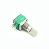 B5k 10k 20k 50k 100k 9mm potentiomètre rotatif potentiomètre double gang potentiomètre d'usine volumateur Rk097n