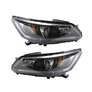 Paire de phares pour Accord 2013-2015 LX EX EX-L Version US Halogène Re # 33150-T2A-A01 33100-T2A-A01 H11+<span class=keywords><strong>HB3</strong></span> 12V 55W Projecteur simple - Product Image 3