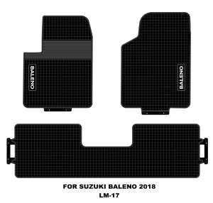 Juego completo antideslizante, alfombrilla impermeable de látex 2D para suelo de coche, alfombrillas fáciles de limpiar para coche aptas para <span class=keywords><strong>SUZUKI</strong></span> <span class=keywords><strong>BALENO</strong></span> 2018 - Product Image 2