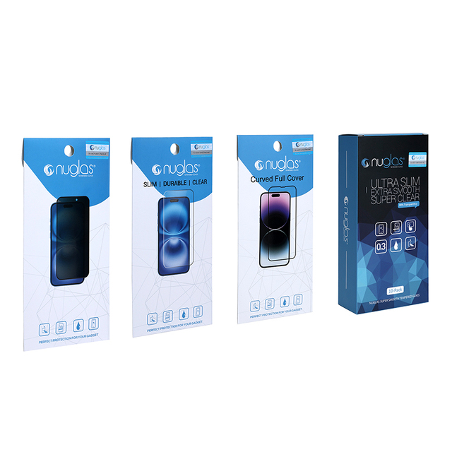 10 in 1 Customize Paper Package for Tempered Glass Screen Protector for iPhone 15pro Max 15 A15 A35 A55 A54 S23 FE