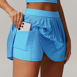 กระโปรงเล่นกีฬาฝึกซ้อมโยคะของผู้หญิงกระโปรงเทนนิสโยคะ - Product Image 4