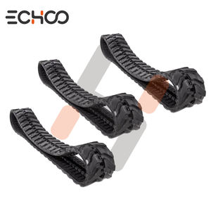 Cingoli in Gomma PC35MR-5 PC35MR-2 PC27 MR-3 per Mini Escavatore <span class=keywords><strong>Komatsu</strong></span>, Parti di Ricambio Aftermarket per Sottocarro, Distributore di Cingoli in Gomma - Product Image 4