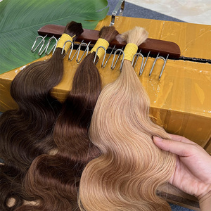 Tressage <span class=keywords><strong>Des</strong></span> Cheveux Extensiones #4 #27 #30 Marrón oscuro Miel Rubio Onda del cuerpo Boho Trenzas Cabello humano a granel para trenzar - Product Image 3