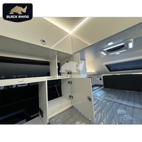 Remorque de camping tout-terrain, camping-car, auvent extensible, roulotte tout-terrain, caravane